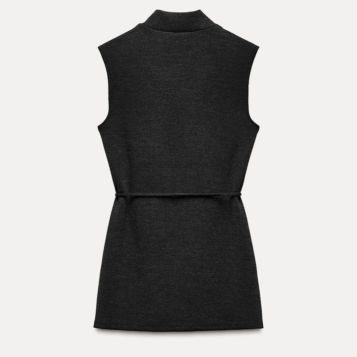 Moudda ZARA - Top - Col Perkins & Ceinture Soft Piqué - Tunisie 2