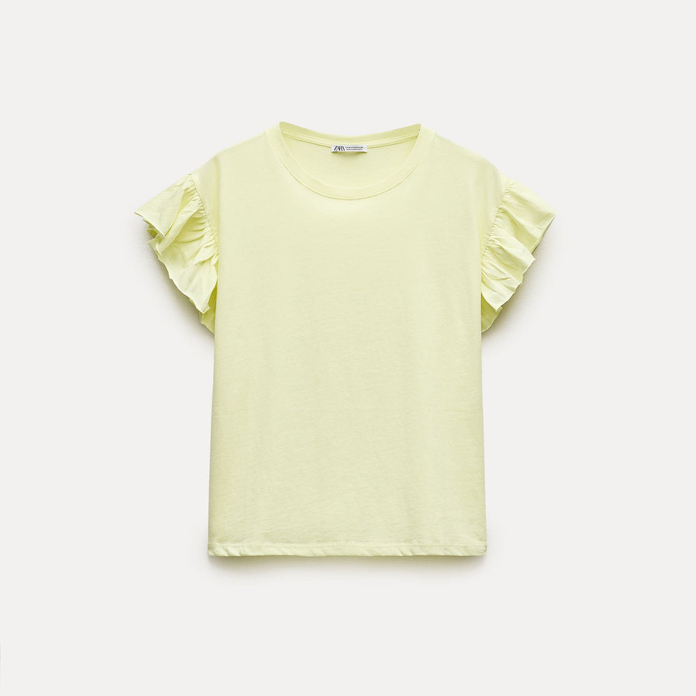 Moudda ZARA - T-shirt volants en coton standard - Tunisie 2