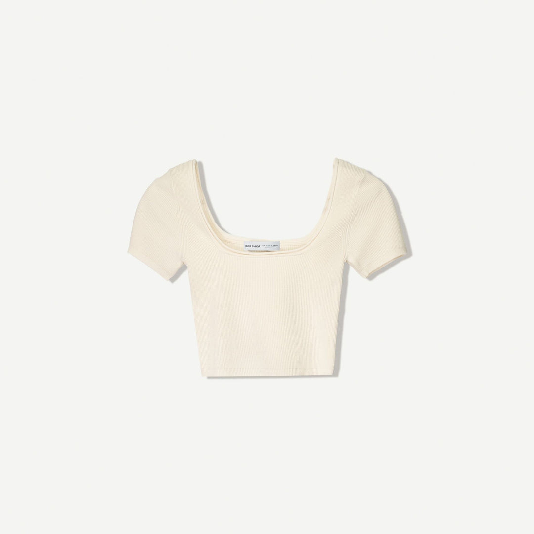 Moudda BERSHKA - Pull Crop - Col Olla - Tunisie 1