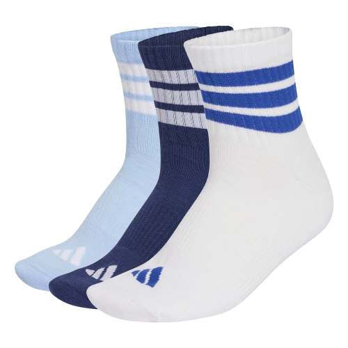 Moudda Adidas - CHAUSSETTES MI-MONTANTES SPORTSWEAR REMBOURRÉES 3 BANDES (3 PAIRES) - Tunisie 1