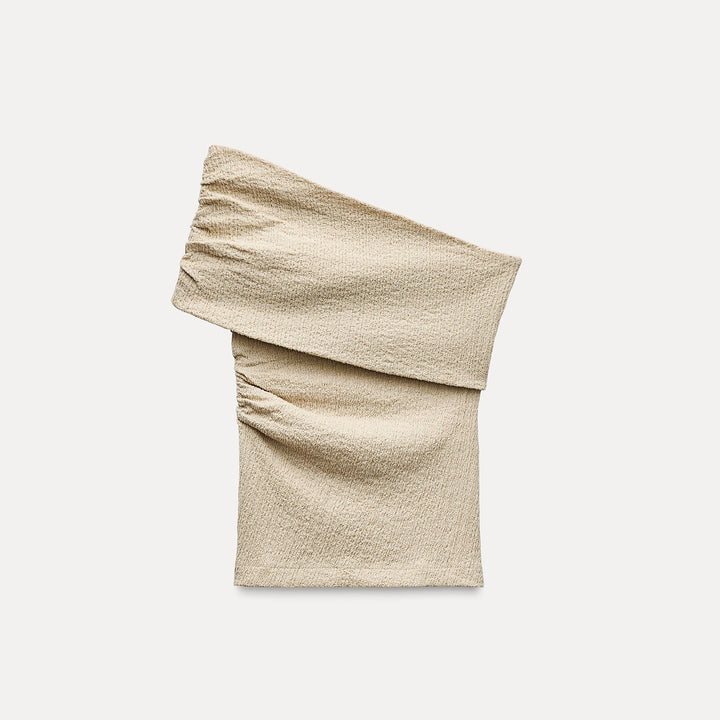 Moudda ZARA - Top Asymétrique Texturé Froissé - Tunisie 2