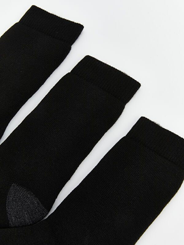 Moudda LC Waikiki - Chaussettes cheville couleur Noir pour hommes - Tunisie 3