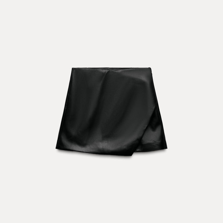 Moudda ZARA - Short-jupe similicuir coupe asymétrique - Tunisie 2