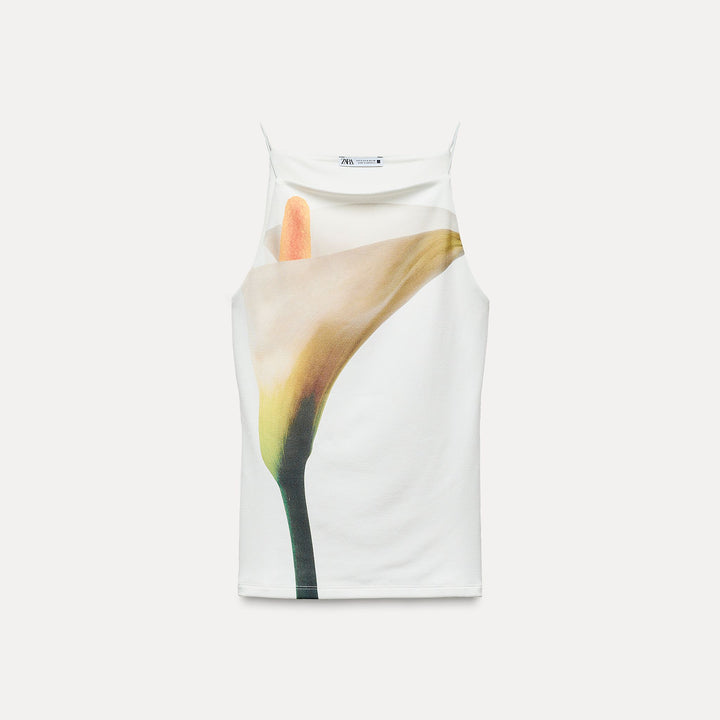 Moudda ZARA - Haut bustier imprimé fleurs - Tunisie 2