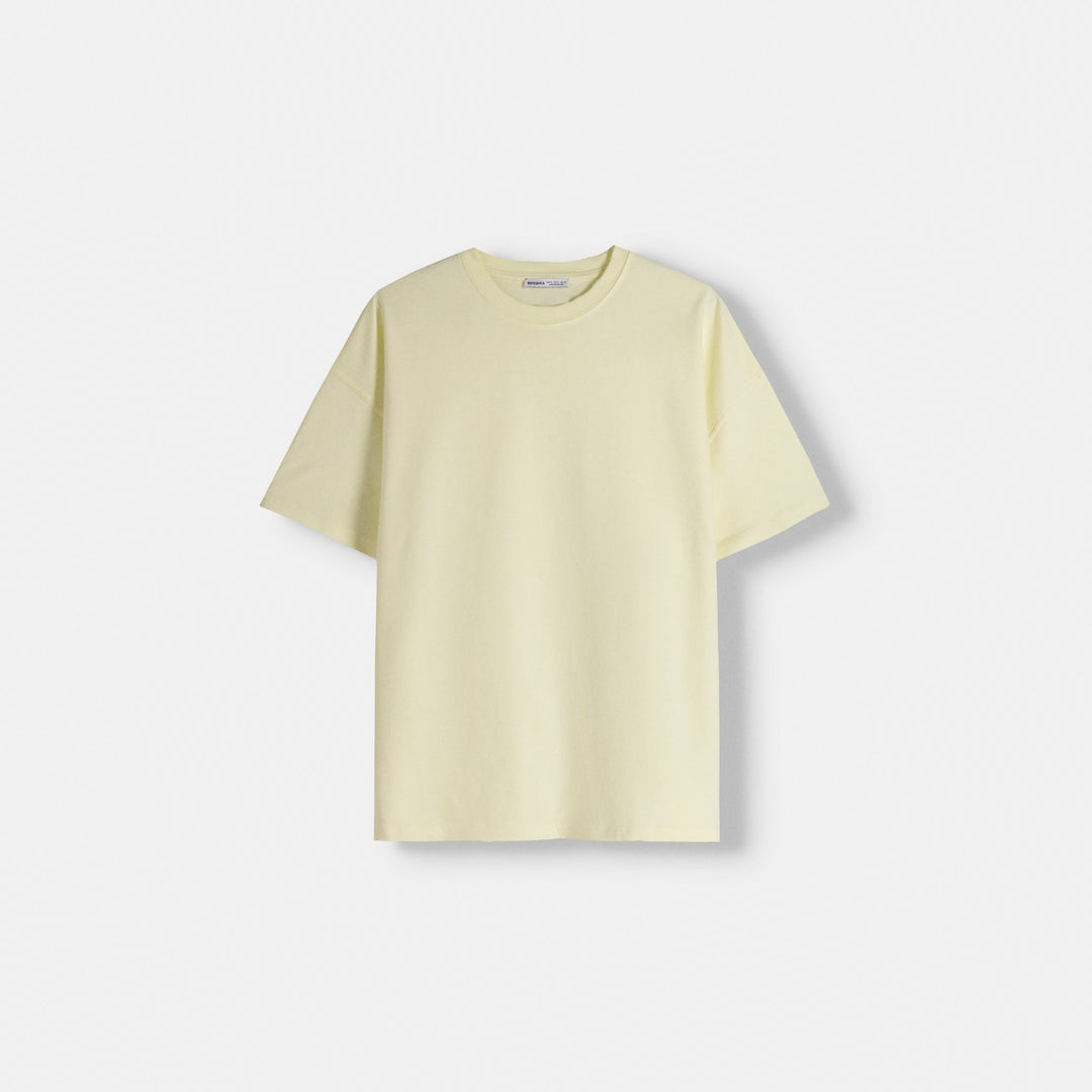 Moudda BERSHKA - T-shirt Oversize Manches Courtes Déchiré - Tunisie 1