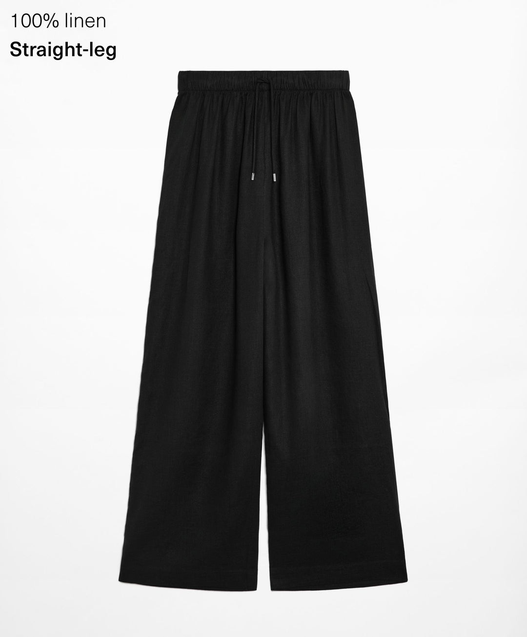 Moudda Oysho - Pantalon 100% Lin avec Ouvertures Latérales Taille Moyenne - Tunisie 3
