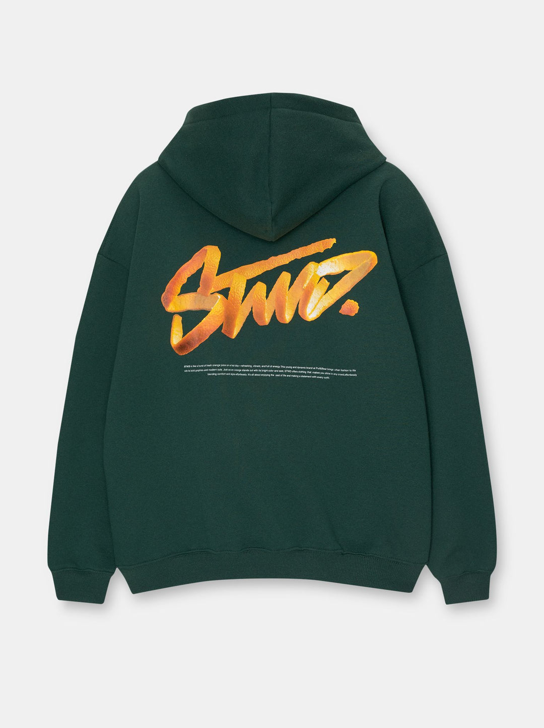 Moudda PULL & BEAR - Sweat à Capuche Vert Orange STWD - Tunisie 2