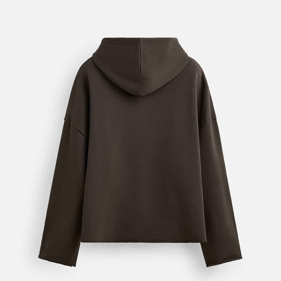Moudda ZARA - Sweat Capuche - Bords Bruts (Brown Code) - Tunisie 2