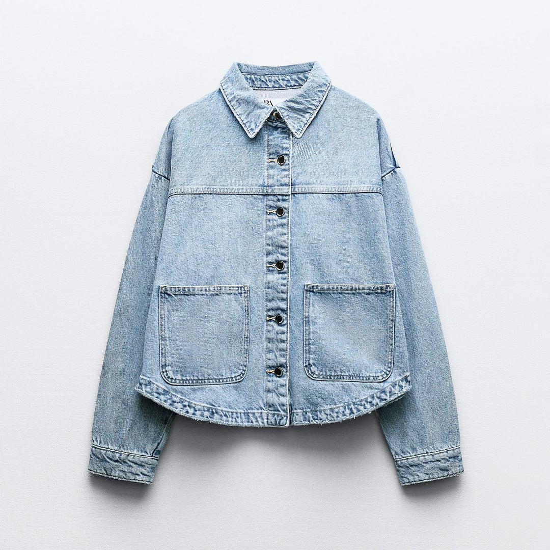 Moudda ZARA - Veste en Jean à Poches Plaquées - Tunisie 1