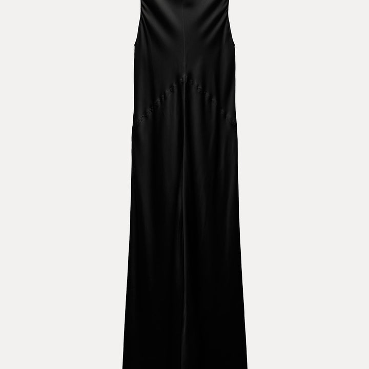 Moudda ZARA - Robe Midi Satinée Sans Manches Coupe Biais - Tunisie 2