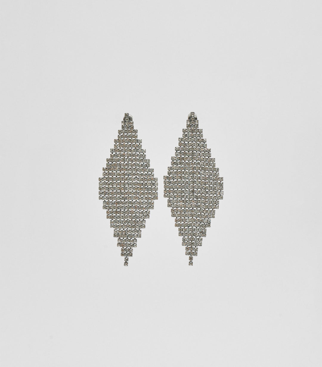 Moudda STRADIVARIUS - Boucles d'Oreilles Losange Strass - Tunisie 4