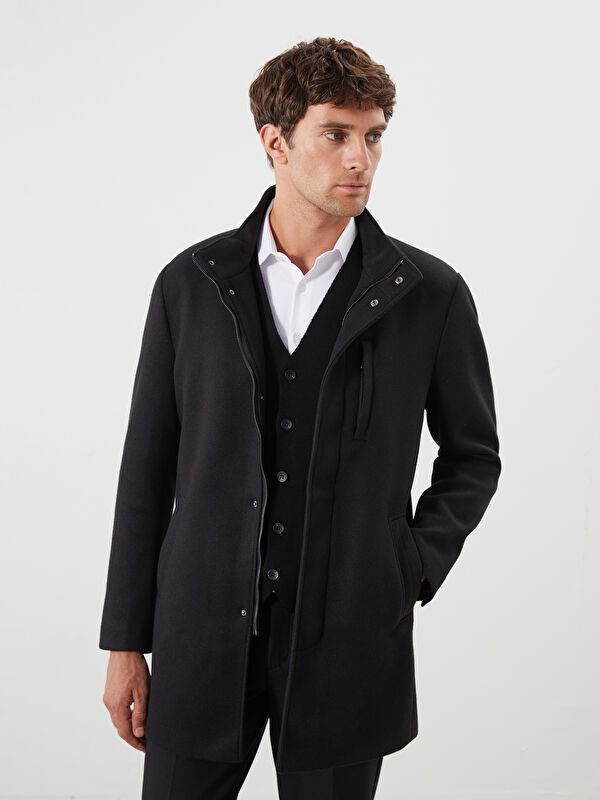 Moudda LC Waikiki - Manteau lourd Homme Noir - Tunisie 1