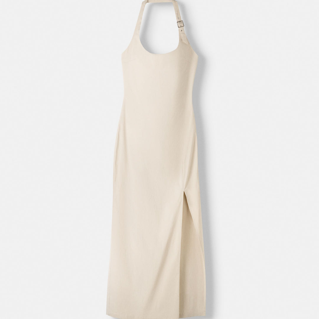 Moudda BERSHKA - Robe mi-longue bengaline bustier, boucles - Tunisie 1