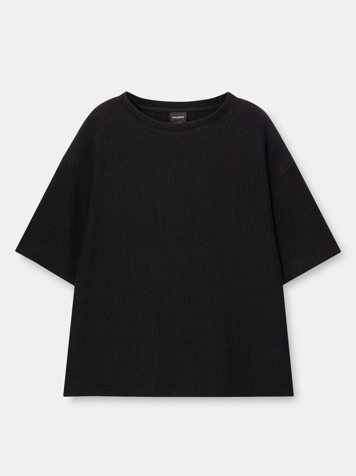 Moudda PULL & BEAR - Pull Demi-Manches Loose Bord Brut - Tunisie 1