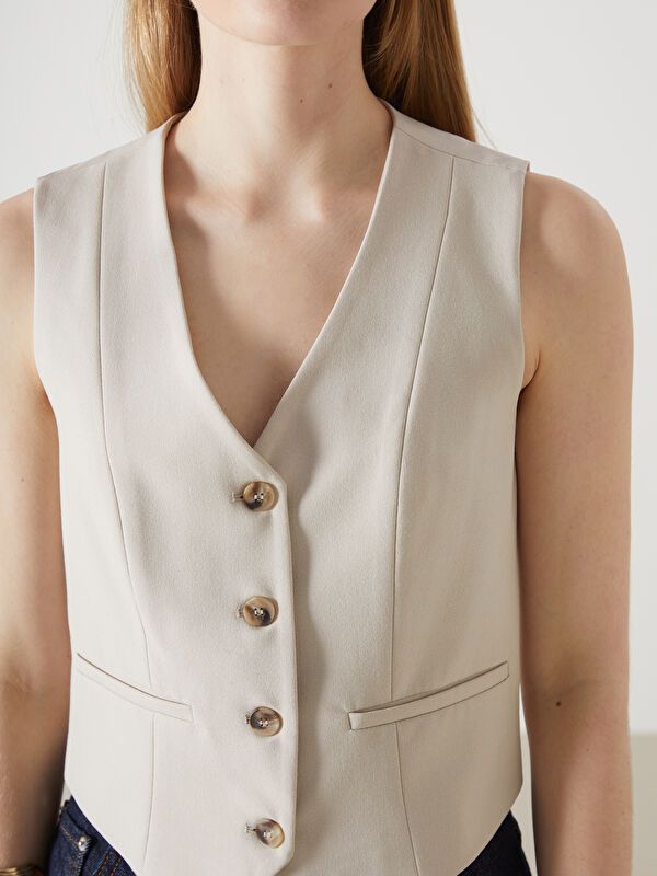 Moudda LC Waikiki - Gilet en tissu pour Femme - Tunisie 3