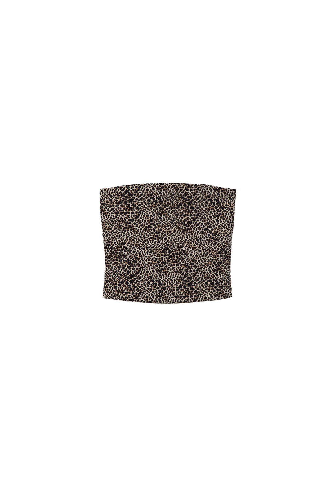Moudda STRADIVARIUS - T-Shirt Crop Bandeau Basique Coton Élasthanne Imprimé - Tunisie 1