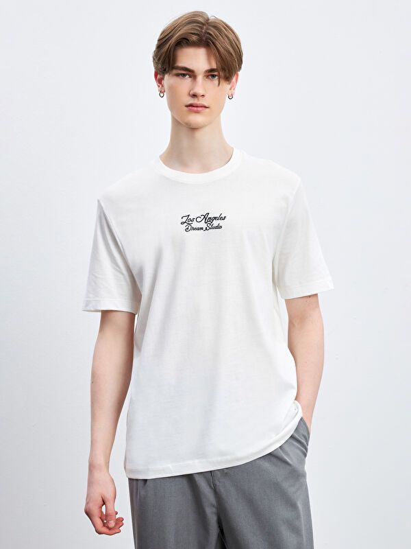 Moudda LC Waikiki - T-shirt imprimé manches courtes en jersey pour Homme - Tunisie 1