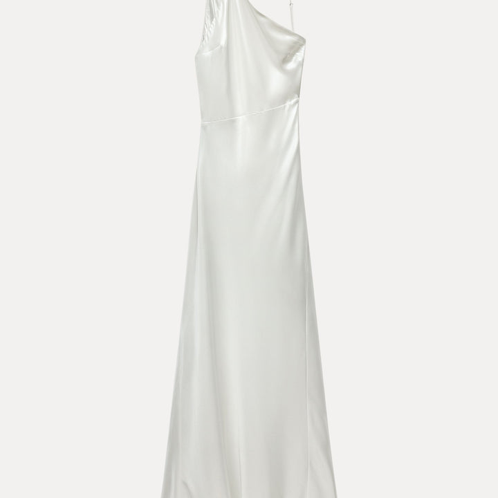 Moudda ZARA - Robe longue effet métallisé asymétrique dos ouvert drapée - Tunisie 1