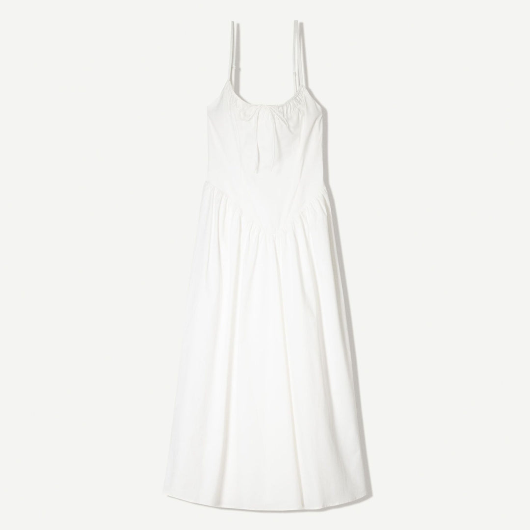 Moudda BERSHKA - Robe Midi Bretelles - Fronce Devant - Tunisie 1