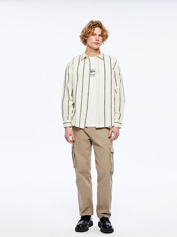Moudda LC Waikiki - Chemise manches longues en tissu pour Homme - Tunisie 2