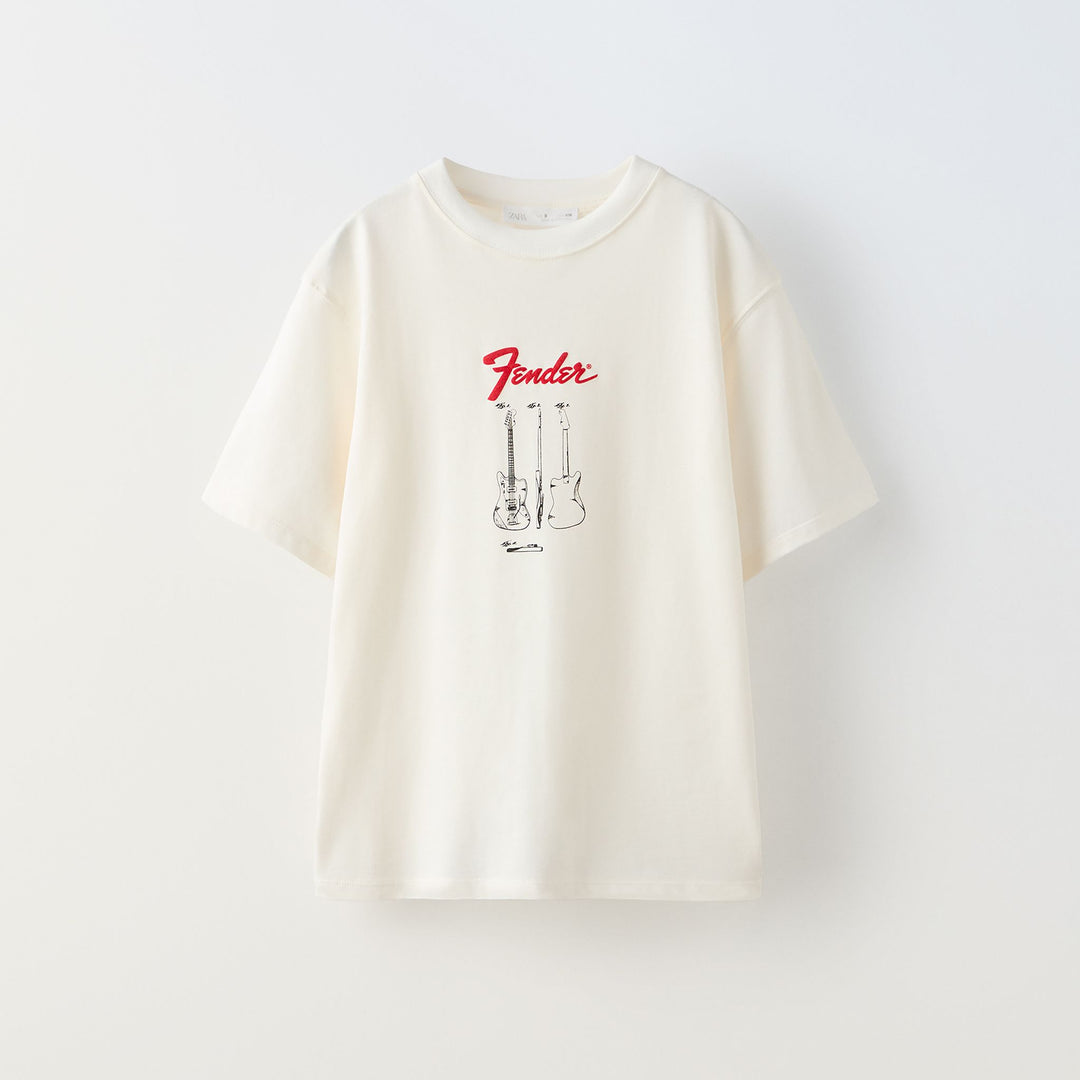 Moudda ZARA - T-shirt imprimé guitares Fender - Tunisie 1