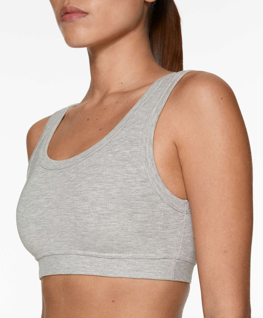 Moudda Oysho - Soutien-Gorge Top Amovible Soft Minimaliste - Tunisie 2