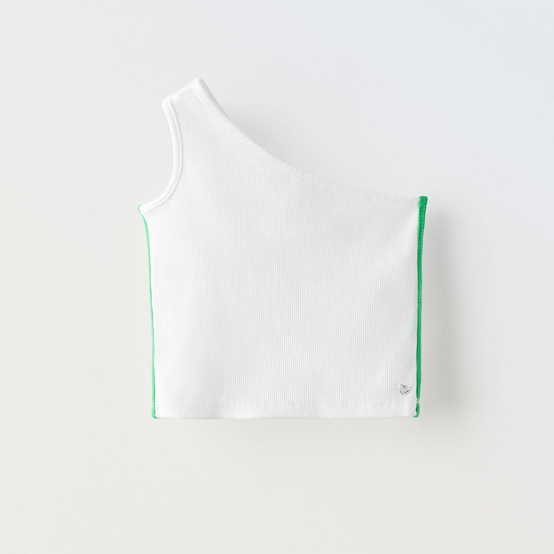 Moudda ZARA - T-shirt asymétrique Parchís Chine - Tunisie 1