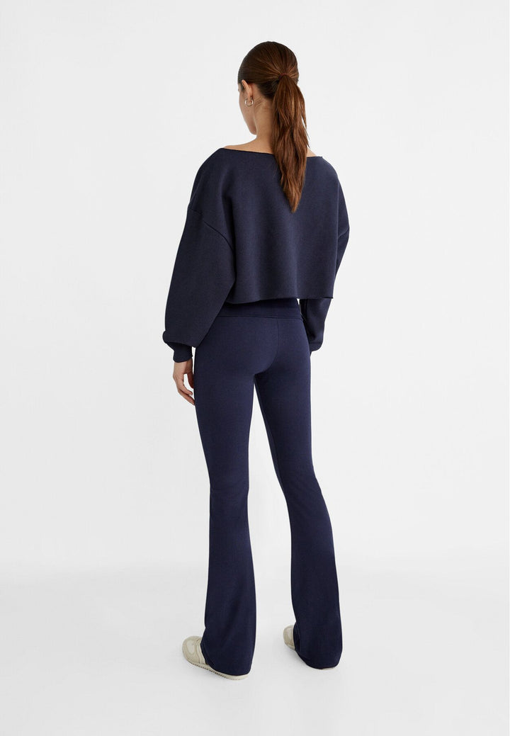 Moudda STRADIVARIUS - Legging Sport Flare avec Ceinture Revers - Tunisie 5