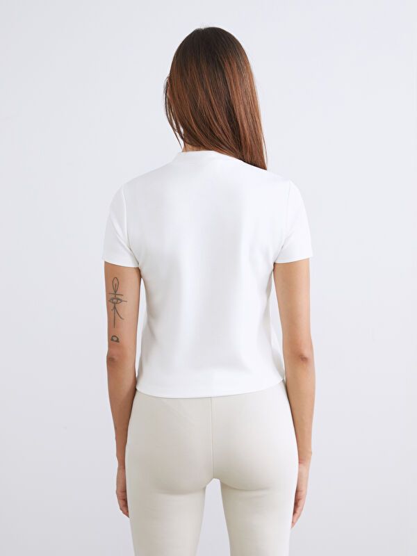 Moudda LC Waikiki - Body basique manches courtes en jersey pour Femme - Tunisie 4