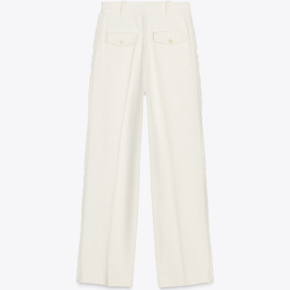 Moudda ZARA - Pantalon Droit - Bande Effilochée - Tunisie 2