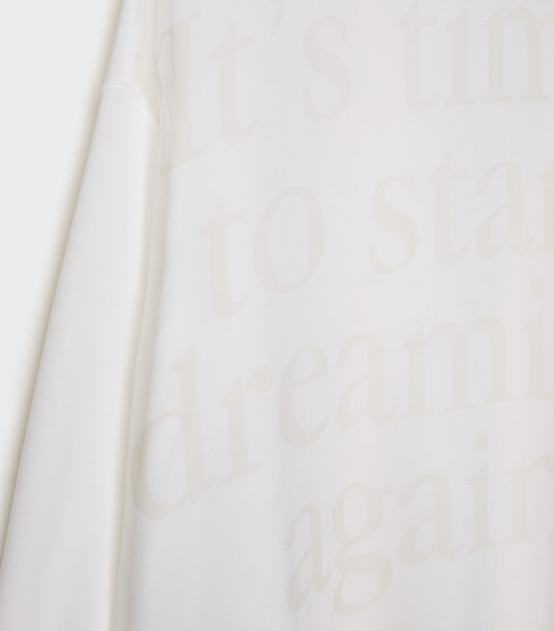 Moudda STRADIVARIUS - Sweat Bimatière Organza Texte dans le Dos - Tunisie 1