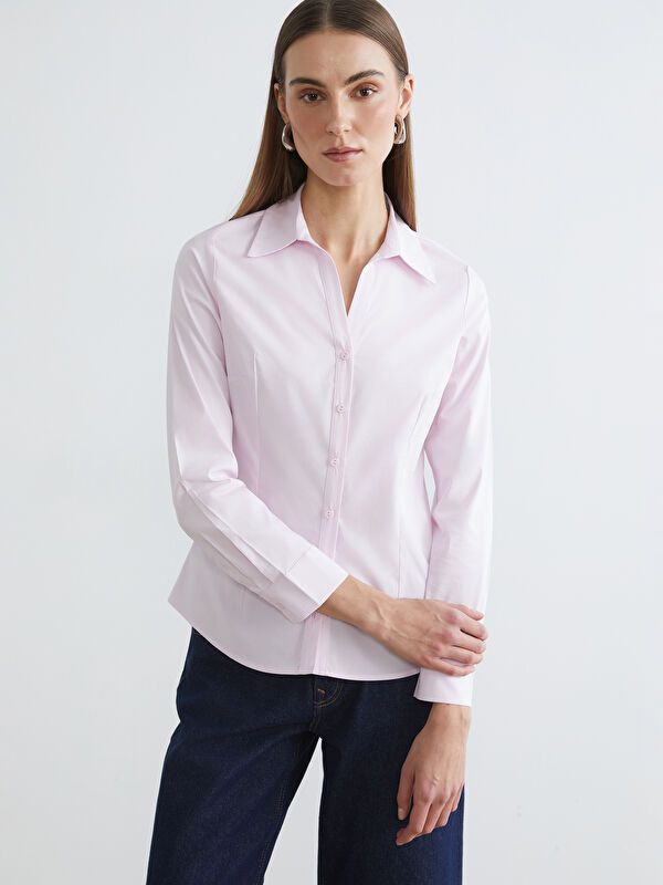 Moudda LC Waikiki - Chemise manches longues en tissu pour Femme - Tunisie 1