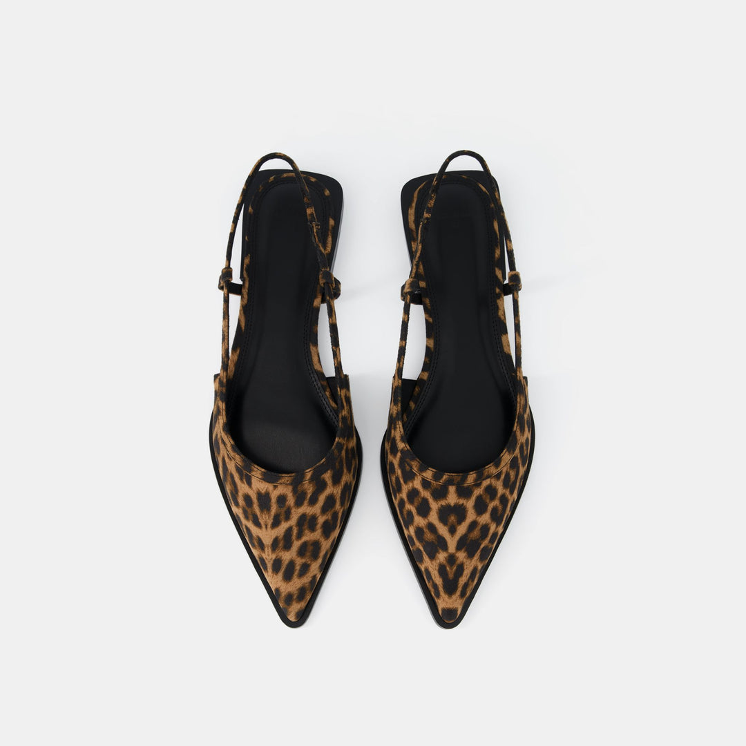 Moudda BERSHKA - Chaussures ballerines bout pointu imprimé animal - Tunisie 1