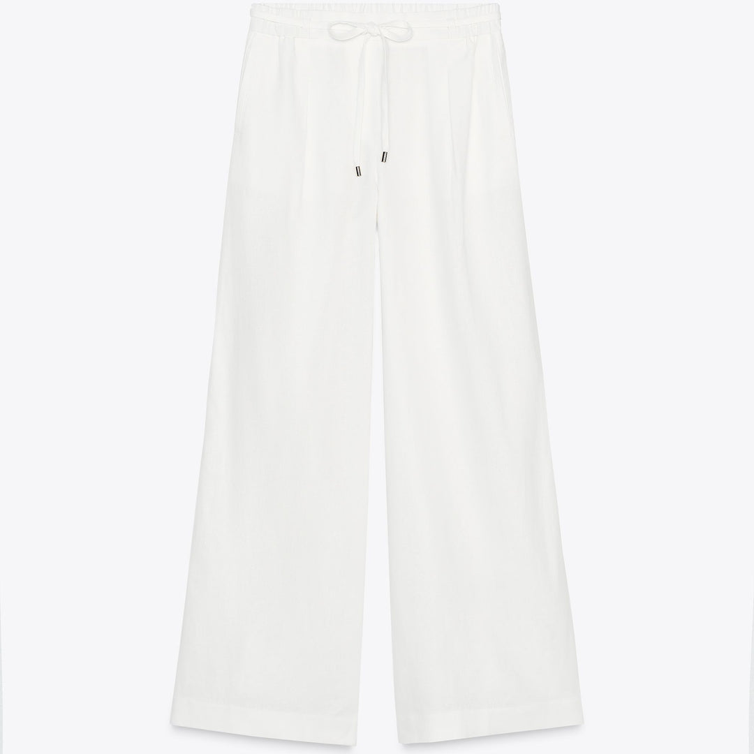 Moudda ZARA - Pantalon Wide Leg - Lin/Viscose & Ceinture - Tunisie 1