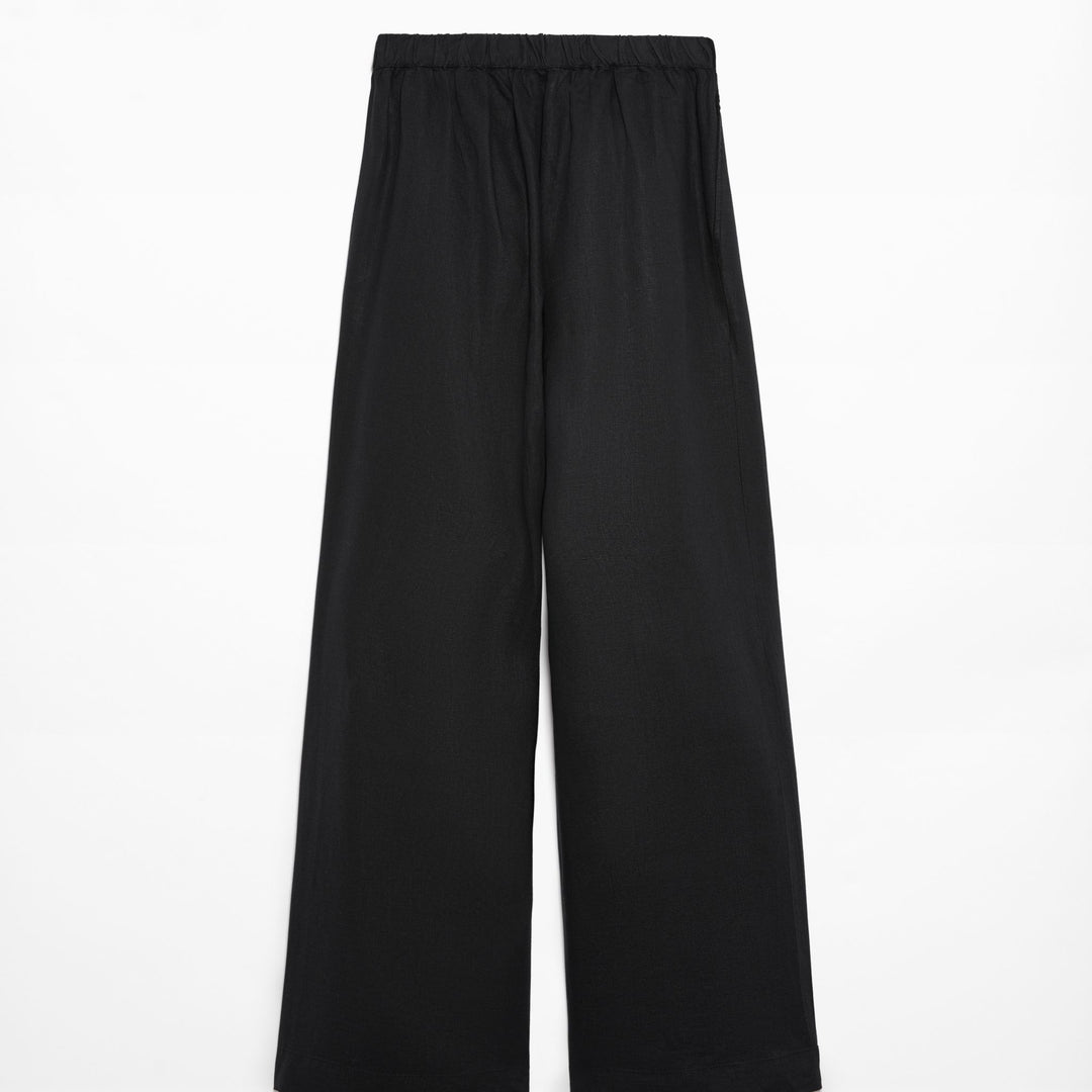 Moudda Oysho - Pantalon 100% Lin Coupe Tailleur Taille Haute - Tunisie 1