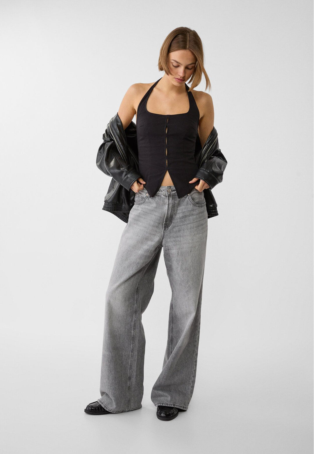 Moudda STRADIVARIUS - Top Halter en Bengaline - Tunisie 3