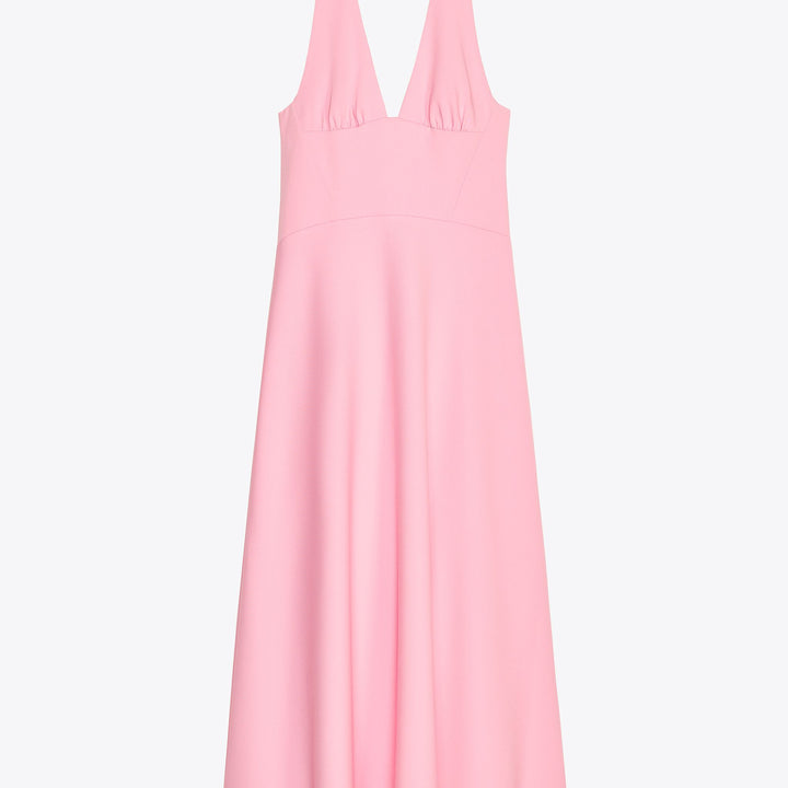 Moudda ZARA - Robe Midi Laine Froide Halter - Col Piqué & Volume - Tunisie 1
