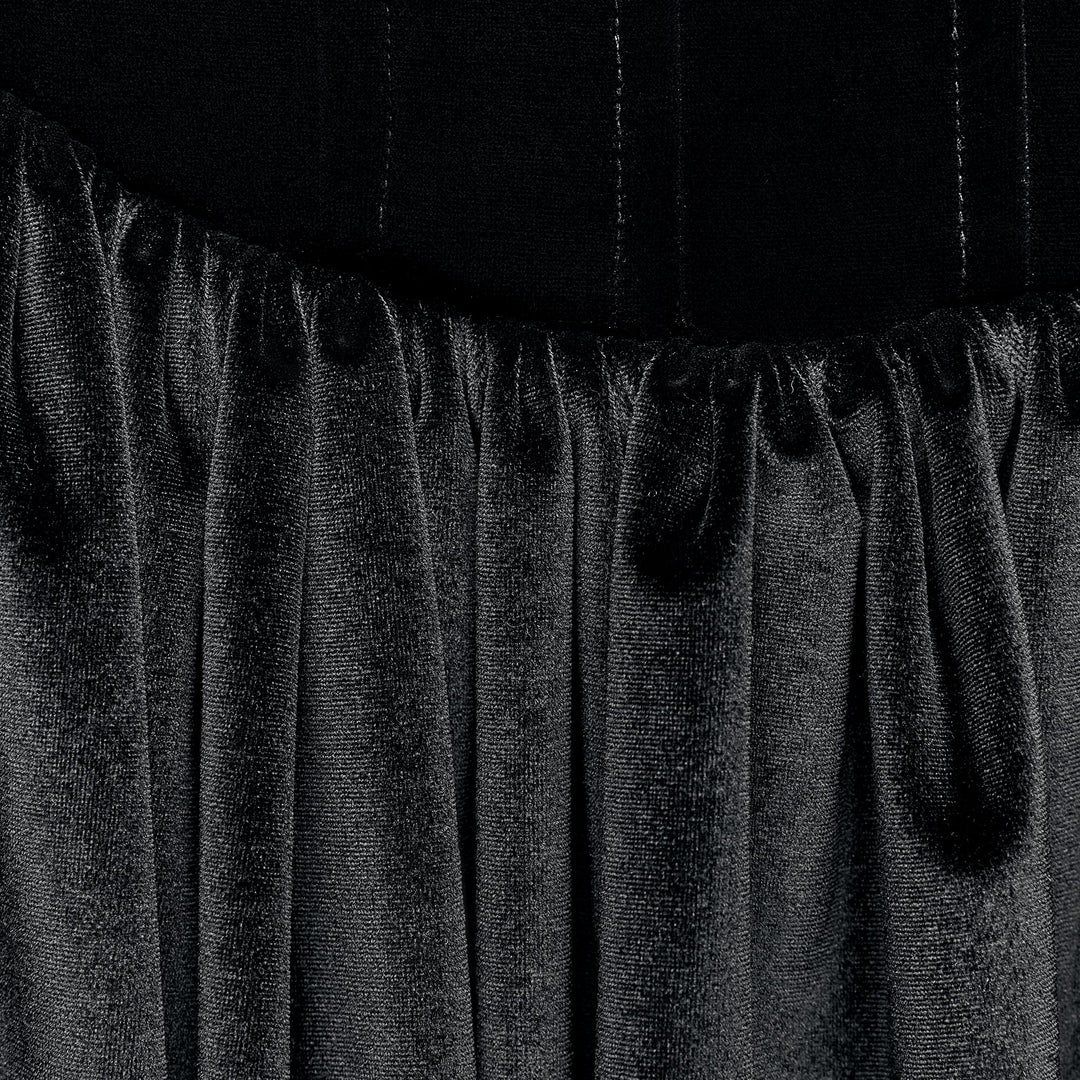 Moudda ZARA - Robe courte corset velours élastique fines bretelles cape - Tunisie 3