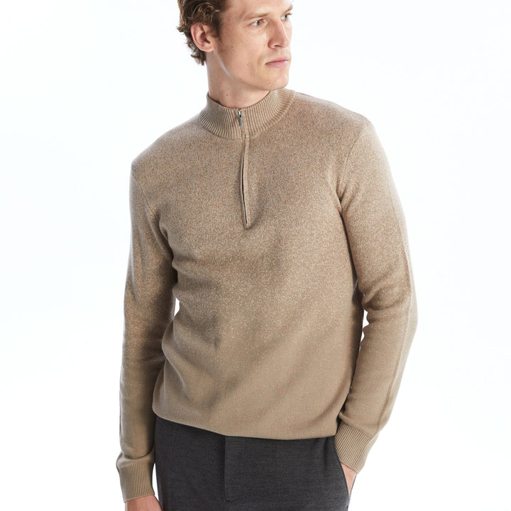 Moudda LC Waikiki - Pull en tricot Homme Beige foncé - Tunisie 1