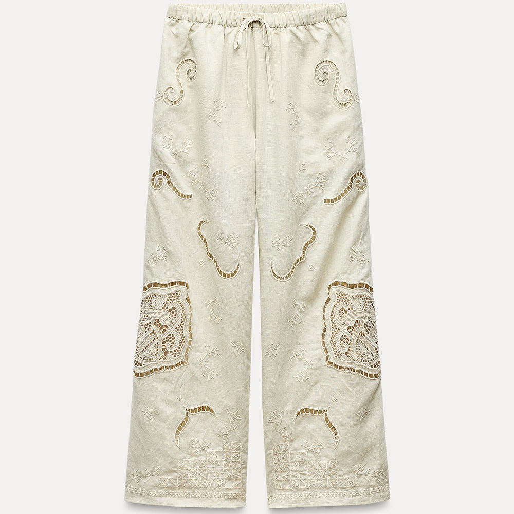 Moudda ZARA - Set pantalon brodé avec crochet pierre - Tunisie 2