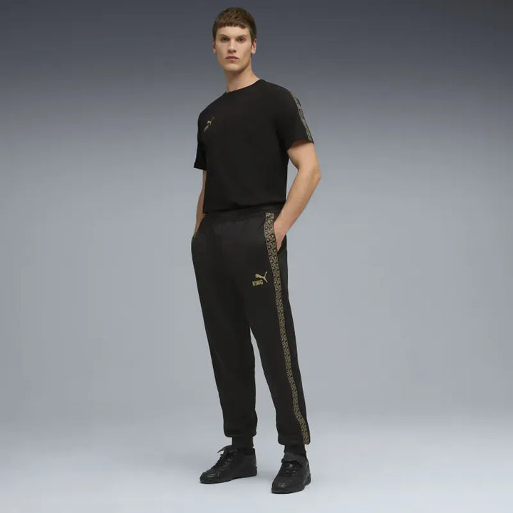 Moudda Puma - Bas survêtement PUMA KING Anthem Pants,PUMA Black-PUMA Gold pour hommes - Tunisie 5