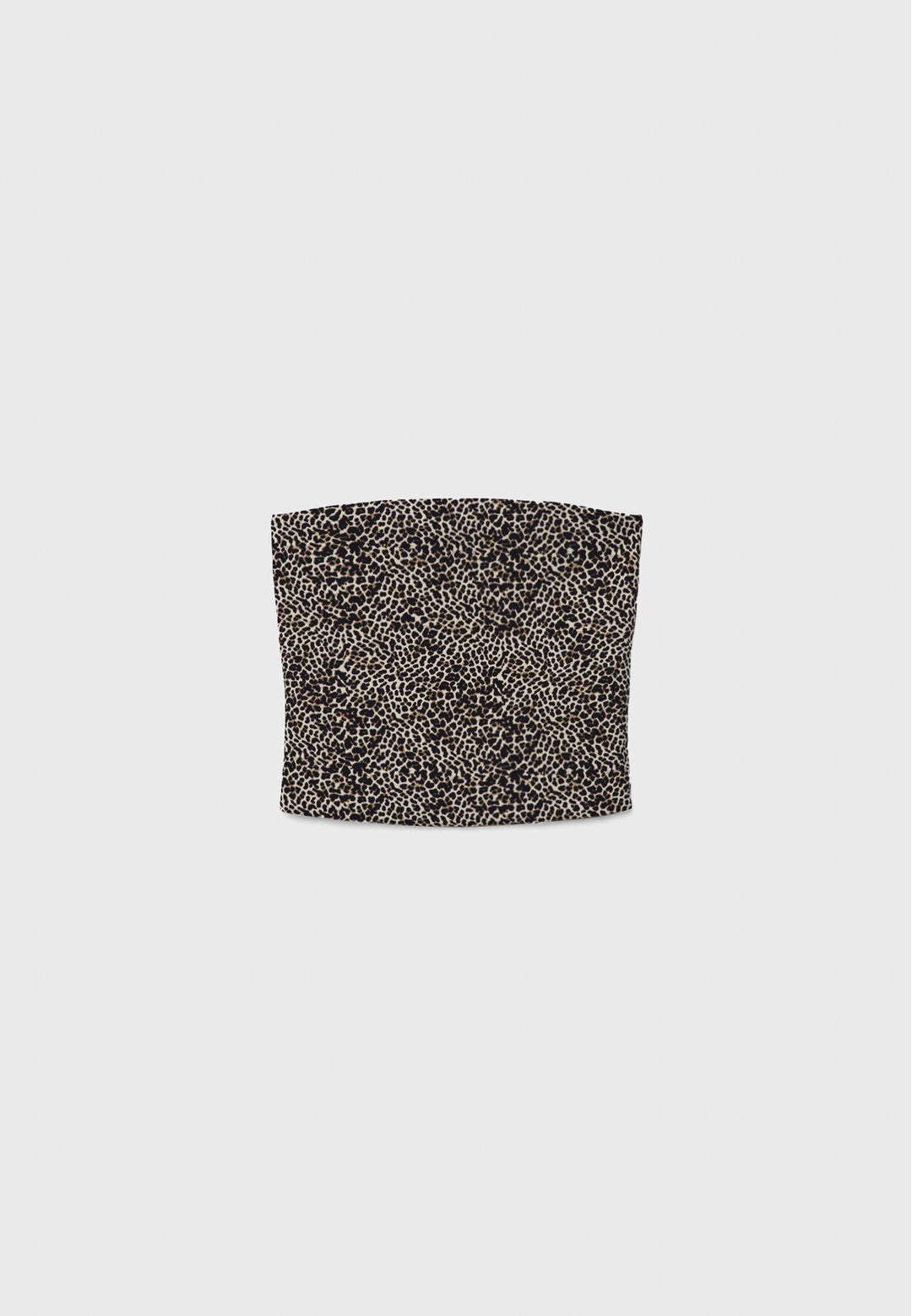 Moudda STRADIVARIUS - T-Shirt Crop Bandeau Basique Coton Élasthanne Imprimé - Tunisie 2