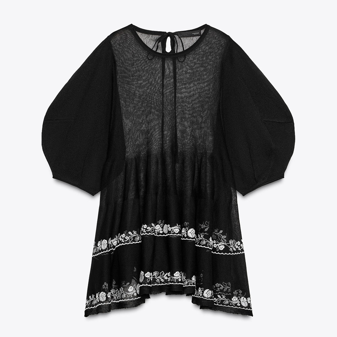 Moudda ZARA - Blouse Longue - Dentelle, Volants & Broderies - Tunisie 1