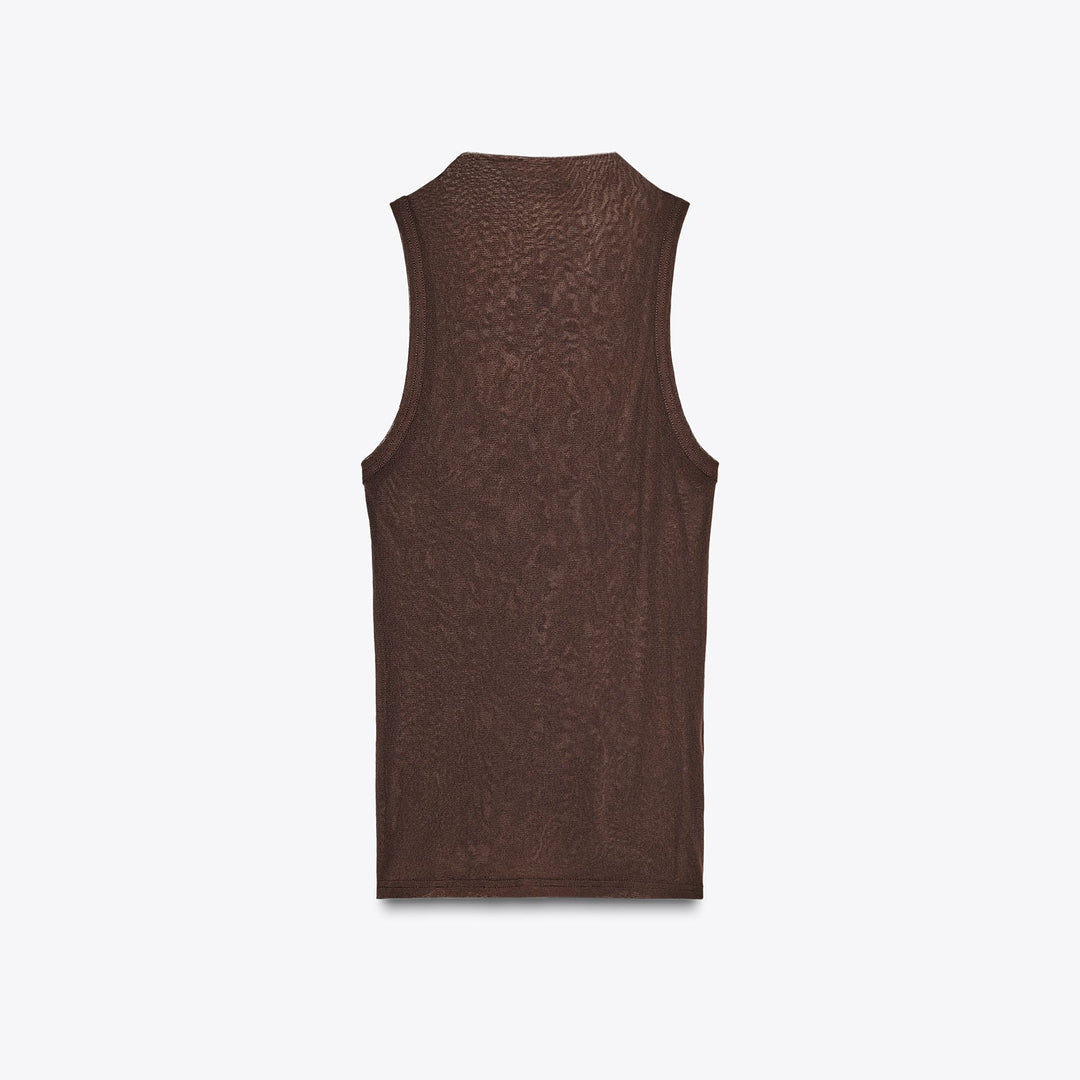 Moudda ZARA - Top Halter - Micro Maille & Transparent - Tunisie 1