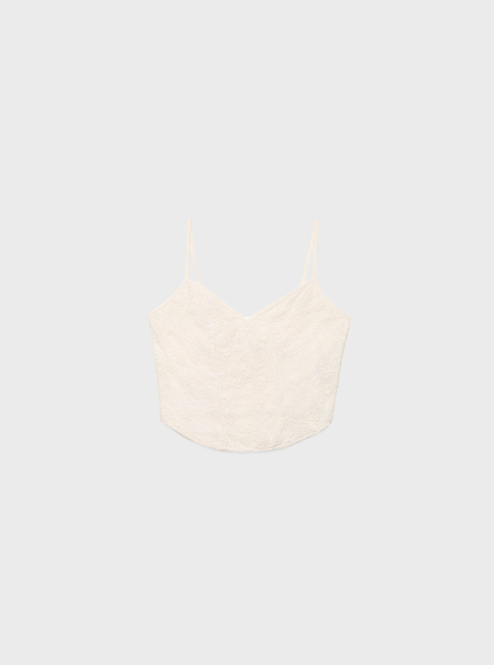 Moudda STRADIVARIUS - T-Shirt Crop Top en Dentelle - Tunisie 2