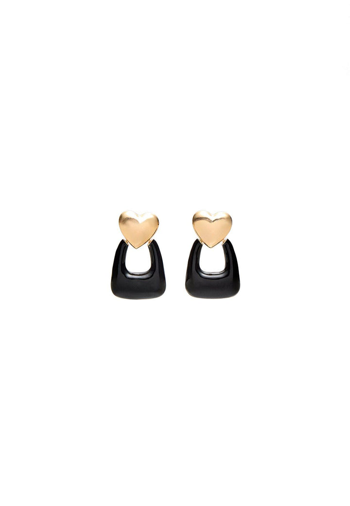 Moudda STRADIVARIUS - Boucle d'Oreille Cœur Combiné - Tunisie 1