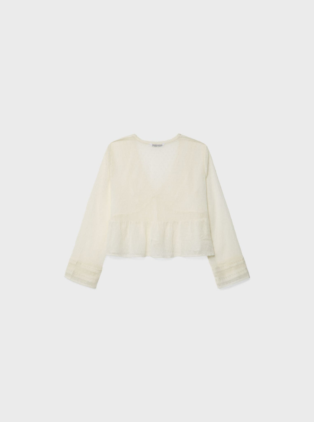 Moudda STRADIVARIUS - Blouse Fluide Écru Col V - Tunisie 1