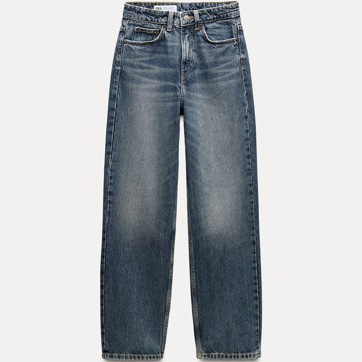 Moudda ZARA - Pantalon mom coupe nouvelle taille haute longueur classique - Tunisie 1