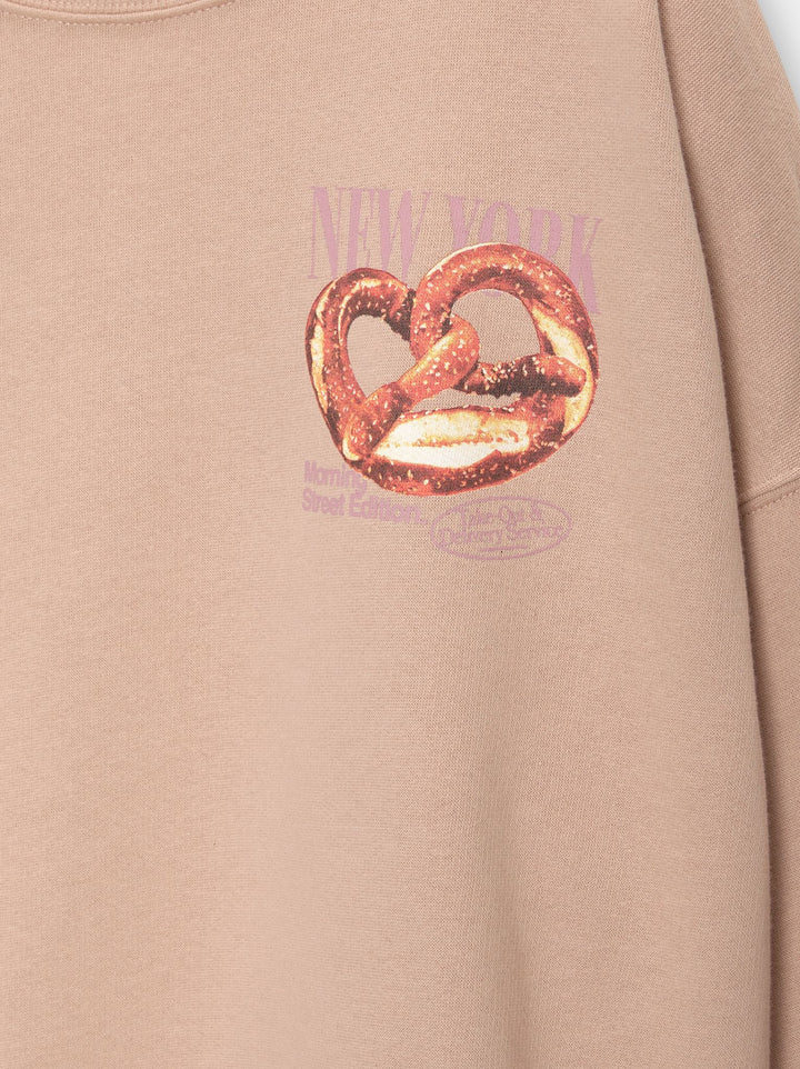 Moudda PULL & BEAR - Sweat Graphique Pretzel - Tunisie 3