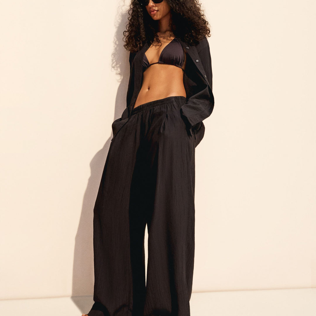 Moudda BERSHKA - Pantalon Bambula - Élastique & Cordon - Tunisie 3